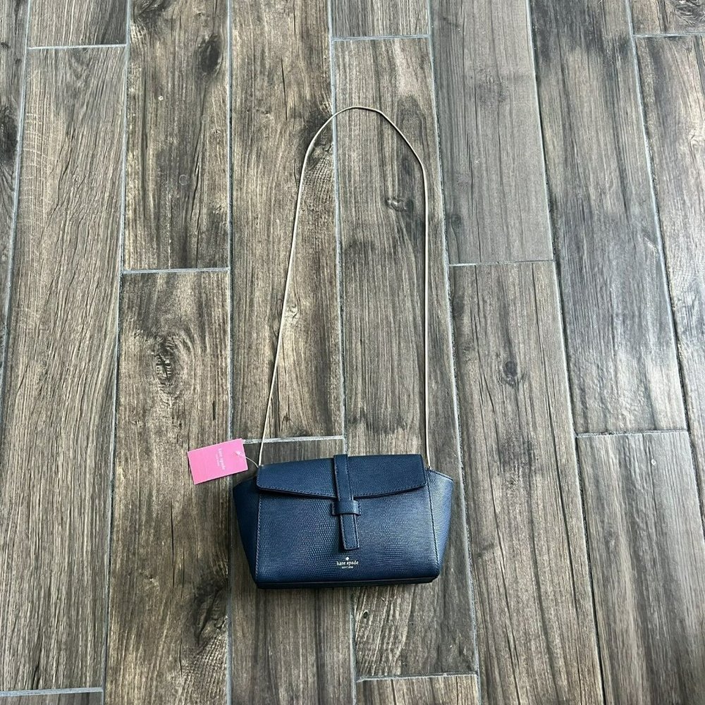 KATE SPADE  Emmie Riverside Street Crossbody Bag PETROL BLUE $348 New